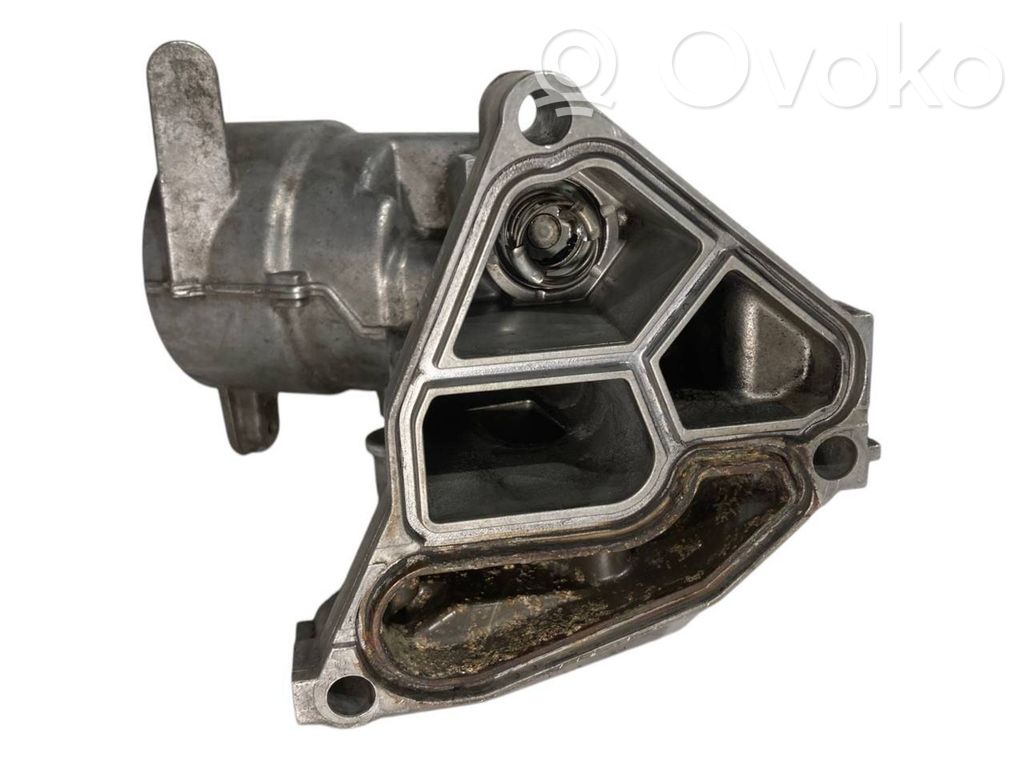 Oil filter holder/cooler