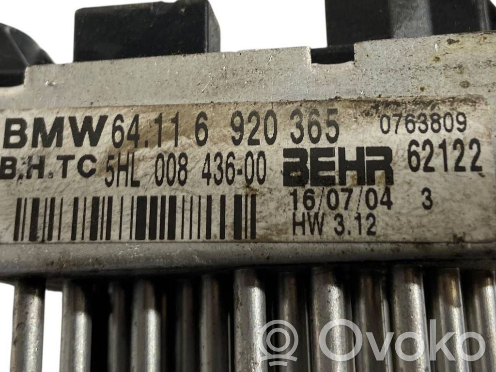 Mazā radiatora ventilatora reostats