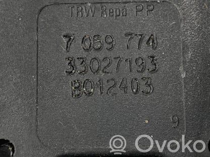 Aizmugurējās jostas sprādze