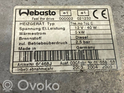 Autonomous heating ("Webasto")