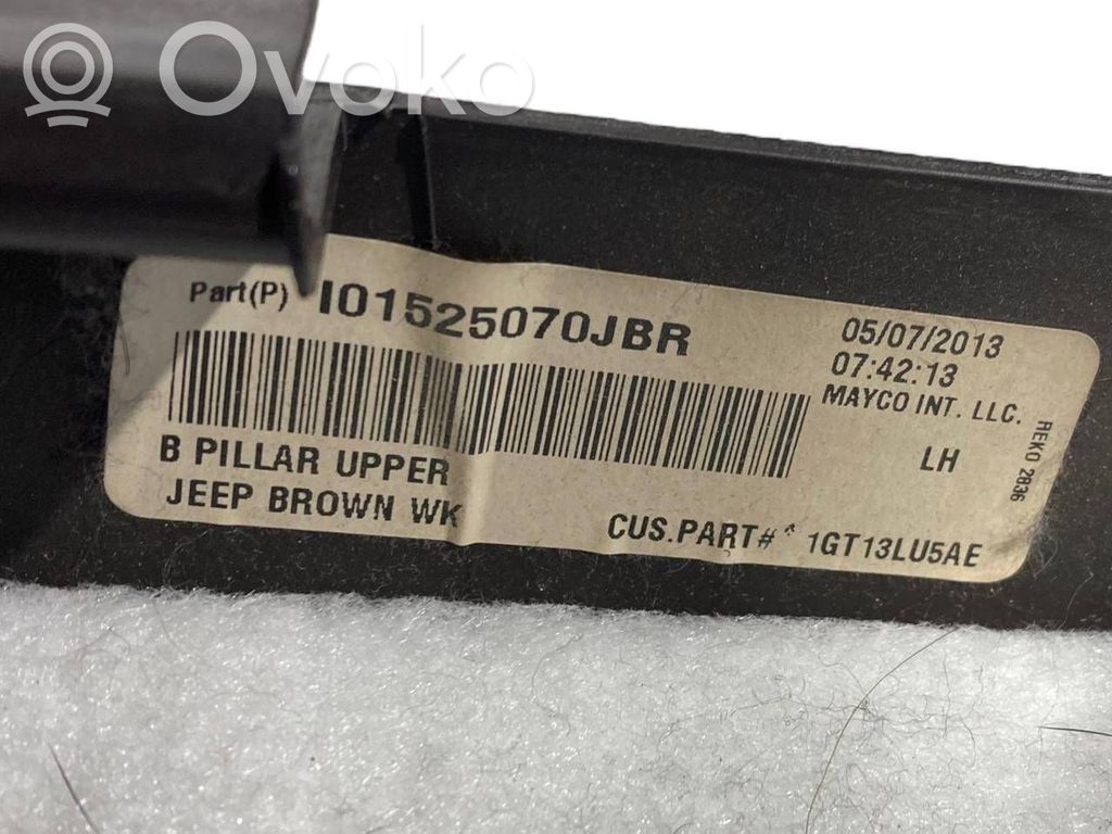 (B) statņa dekoratīvā apdare (augšdaļa)