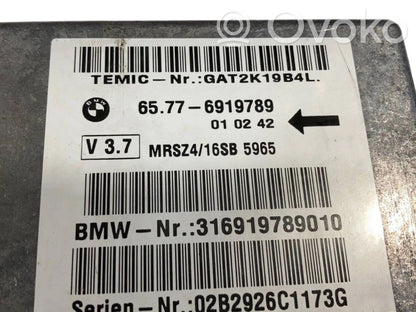 Gaisa spilvenu vadības bloks