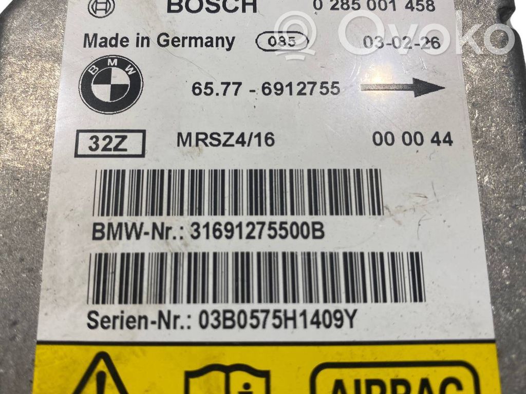 Gaisa spilvenu vadības bloks