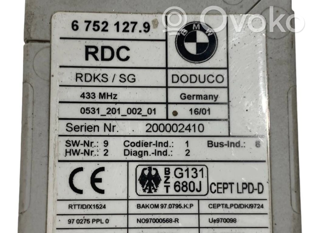 Tire pressure sensor