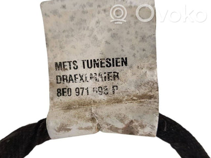 Aizmugurējo durvju vadu instalācija