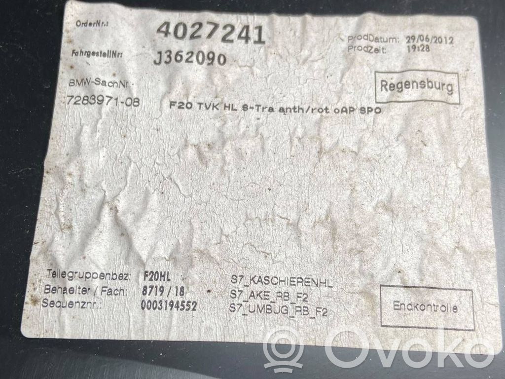 Apšuvums aizmugurējām durvīm