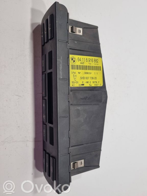 Air conditioning / climate control / interior heating control unit (in the passenger compartment)