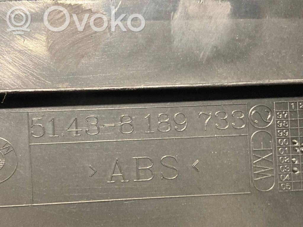 Kāju zonas sānu dekoratīvā apdare