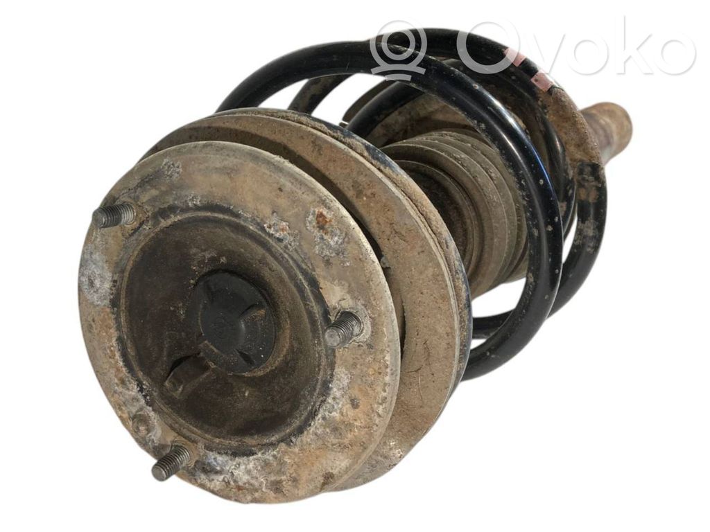 Front shock absorber with spring
