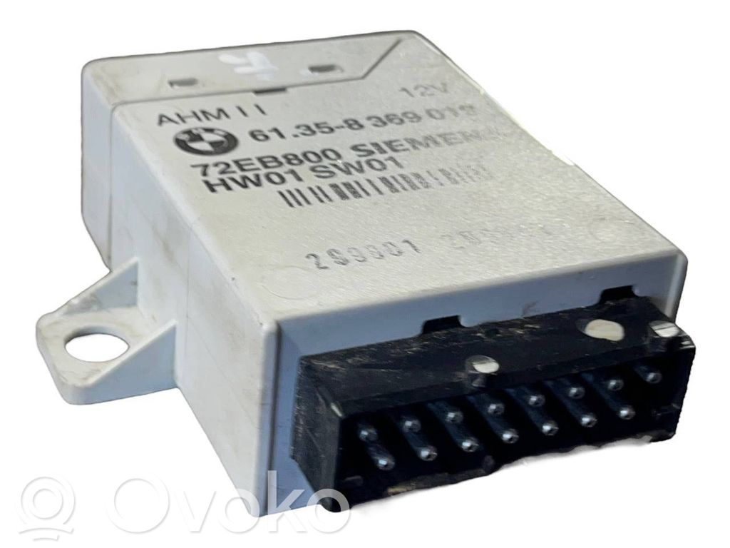Trailer hitch control unit