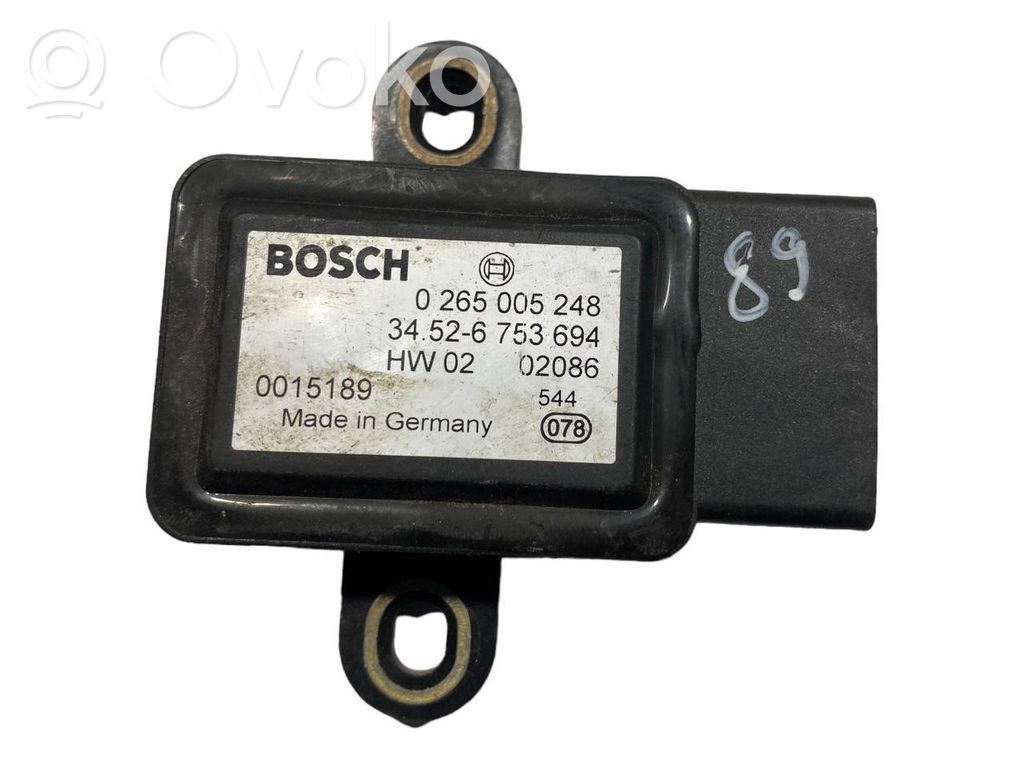 ESP (elektroniskās stabilitātes programmas) sensors (paātrinājuma sensors)