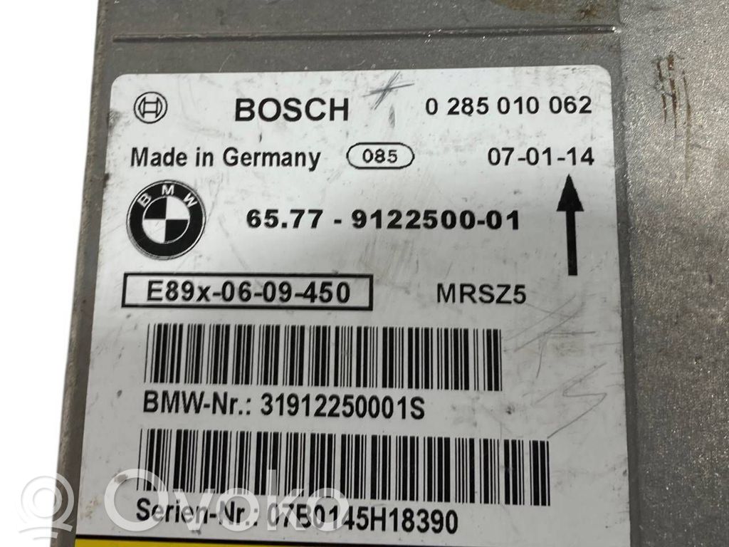 Gaisa spilvenu vadības bloks