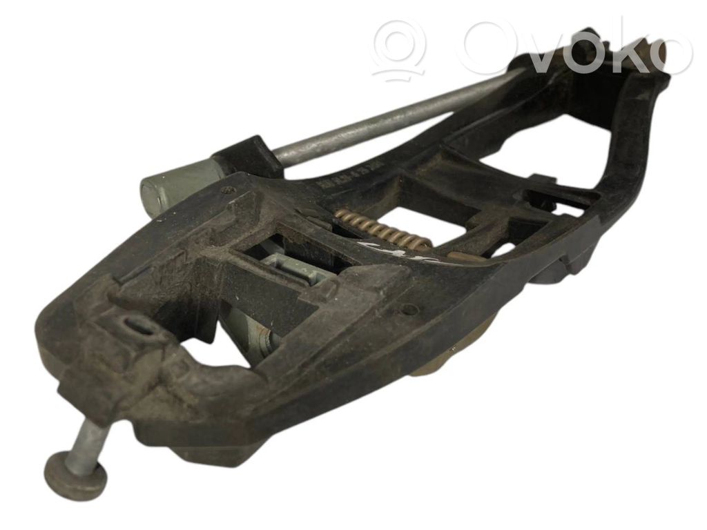Holder/bracket for external opening handle at the back