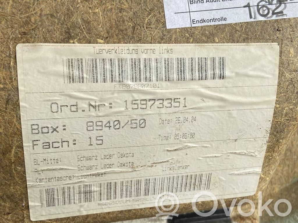Priekšējo durvju apdare