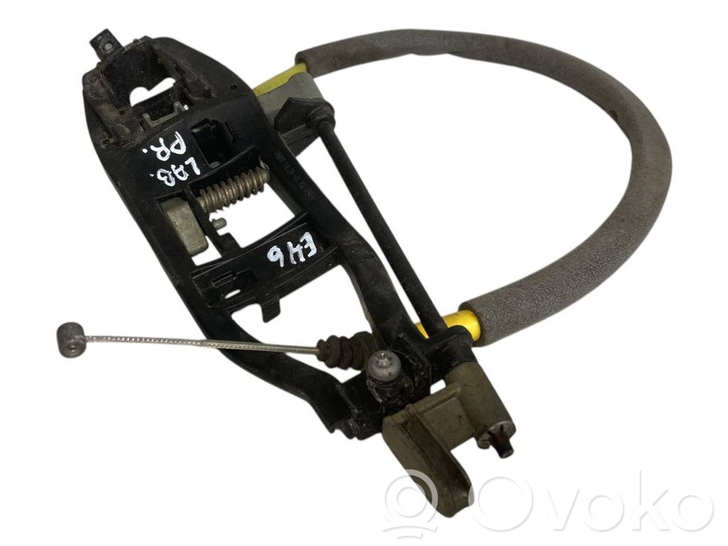 Holder/bracket for external opening handle at the front