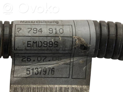 Dzinēja vadu instalācija