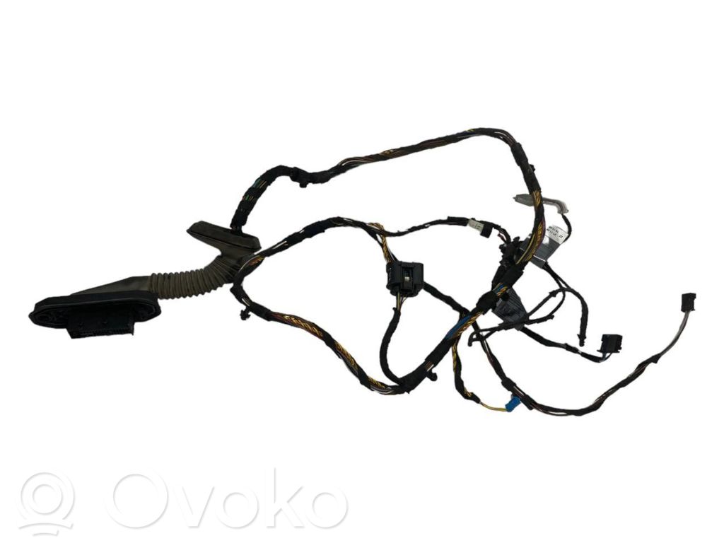 Монтаж проводки задней двери