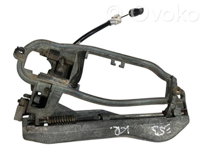 Holder/bracket for external opening handle at the back