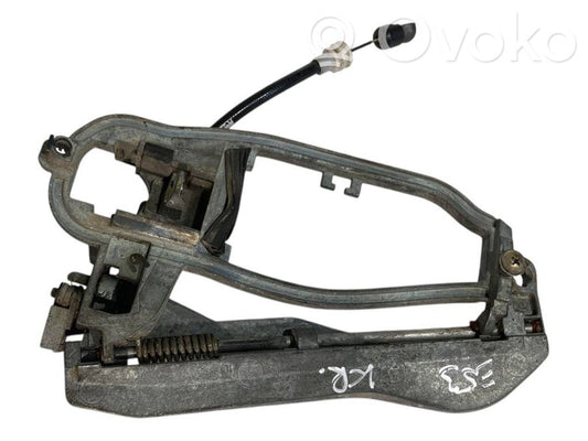 Holder/bracket for external opening handle at the back