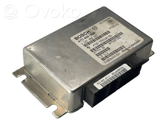 Gearbox reduction gear control unit