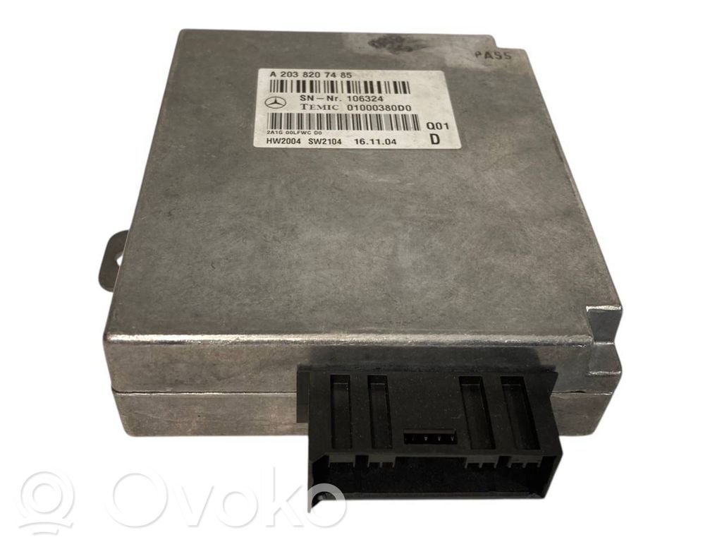 Voice control module