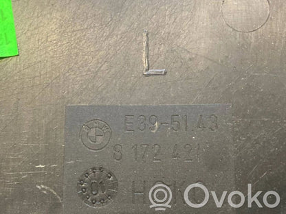 (B) декоративная отделка стойки (внизу)