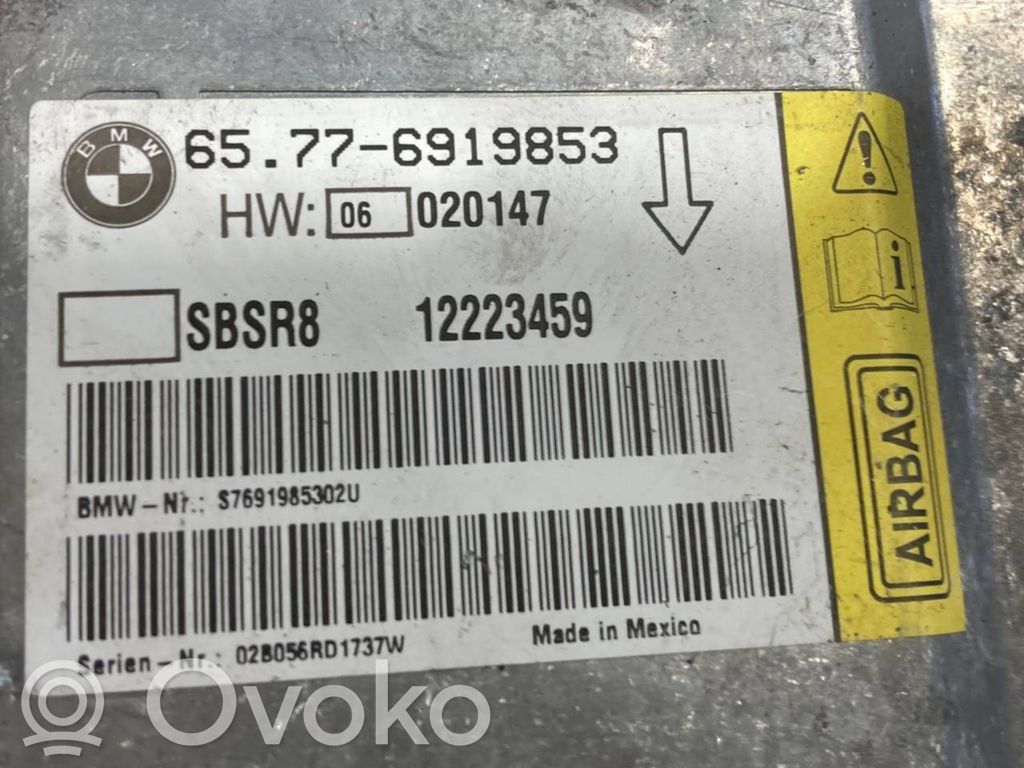 Gaisa spilvenu vadības bloks