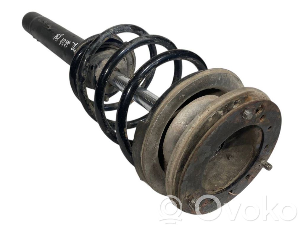 Front shock absorber with spring