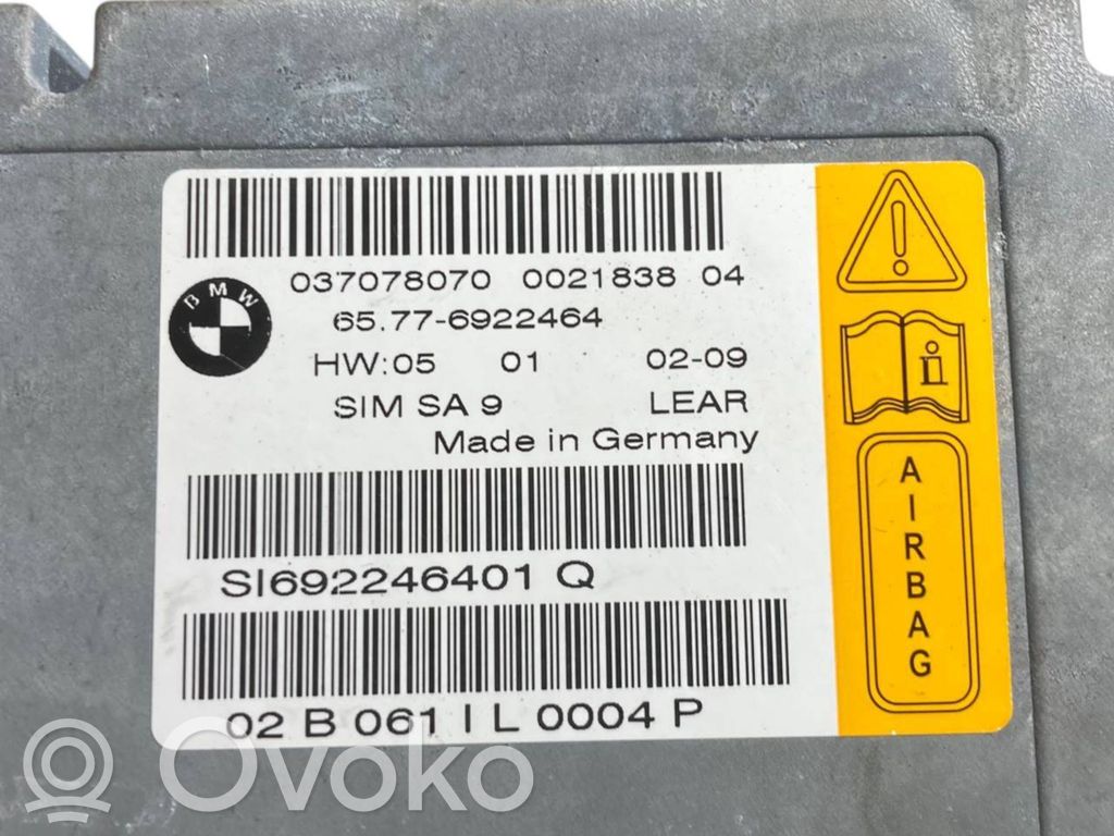 Gaisa spilvenu vadības bloks