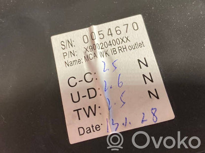 Gaisa kondicioniera / klimata kontroles / salona apsildes vadības bloks (salonā)