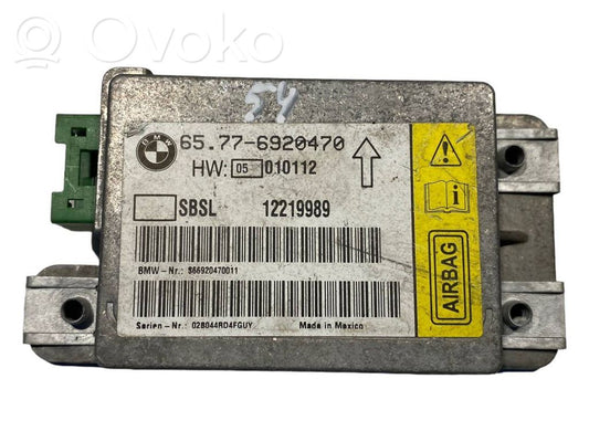 Gaisa spilvenu vadības bloks