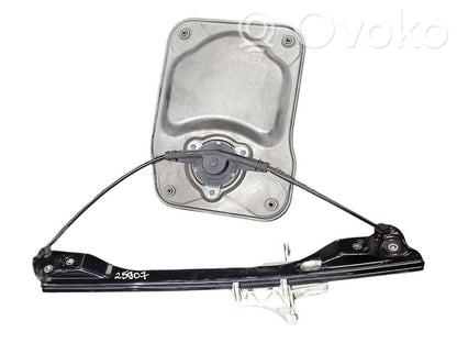 Rear electric window lift mechanism without motor