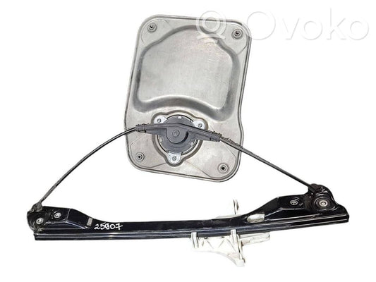 Rear electric window lift mechanism without motor