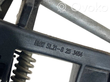 Holder/bracket for external opening handle at the front