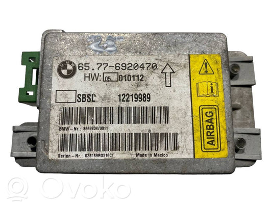 Gaisa spilvenu vadības bloks