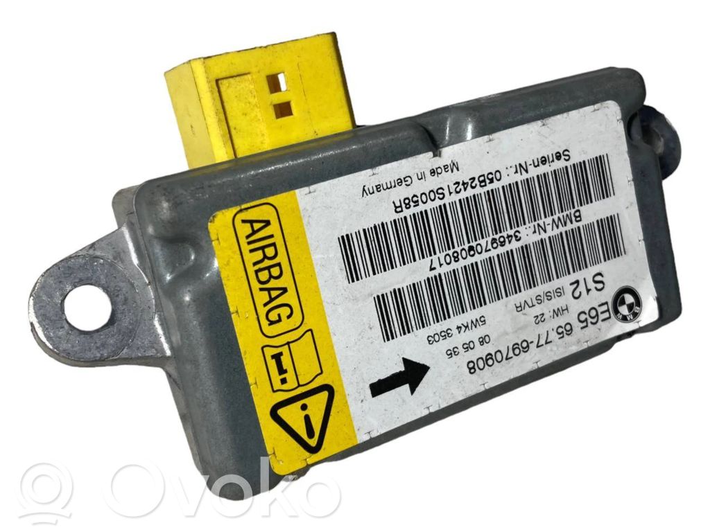 Airbag impact sensor